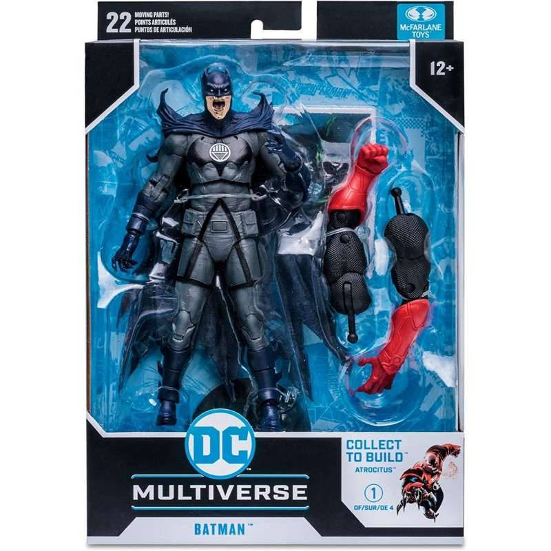 Figura mcfarlane toys dc comics multiverse build a batman blackest night