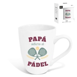 Taza De Ceramica 344Ml Papa Padel