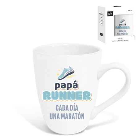 Taza De Ceramica Papa Runner 350Ml