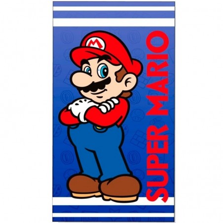 Toalla Super Mario Algodon 70x140cm.