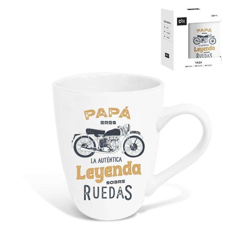 Taza De Ceramica Papa Eres Una Leyenda 350Ml