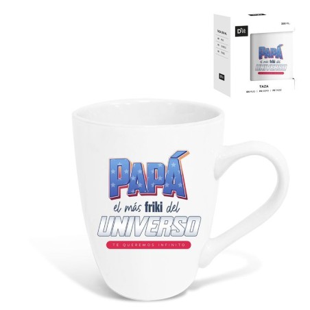 Taza De Ceramica Papa El Mas Friqui Del Universo 350Ml