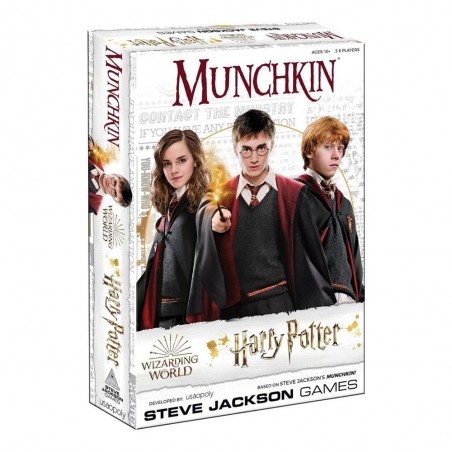 Juego de mesa munchkin harry potter edad recomendada 11 años idioma ingles