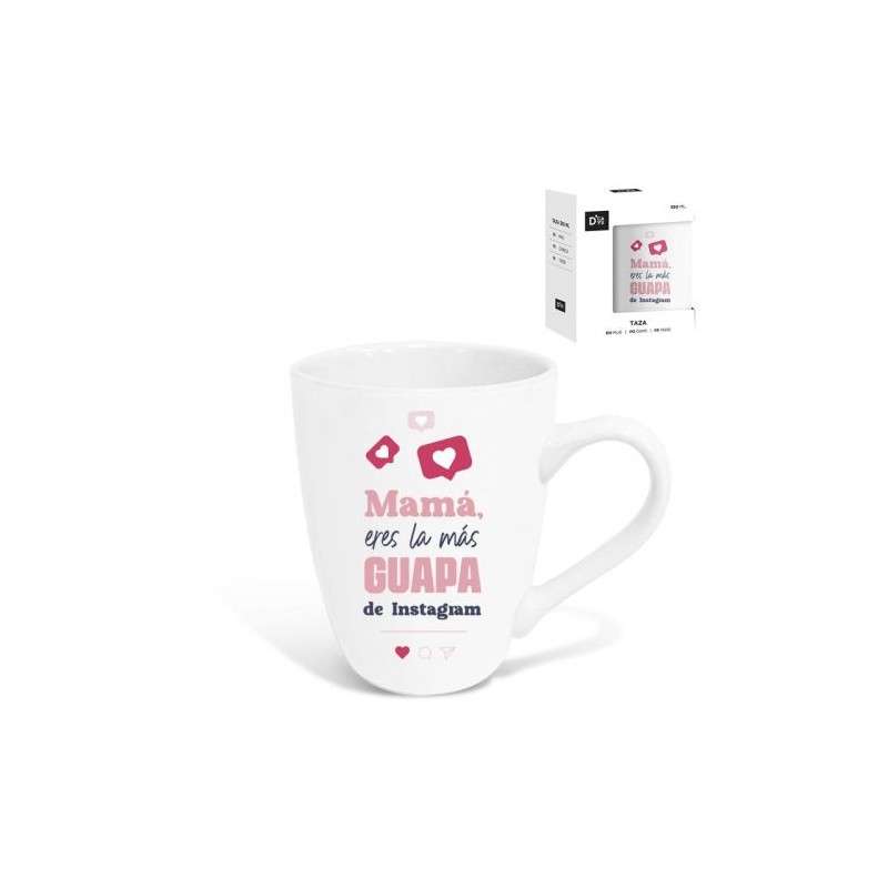 Taza De Ceramica Mama La Mas Guapa De Instagran 350Ml