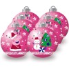 PACK DE 6 BOLAS NAVIDAD DE 8CM EN CAJA PEPPA PIG