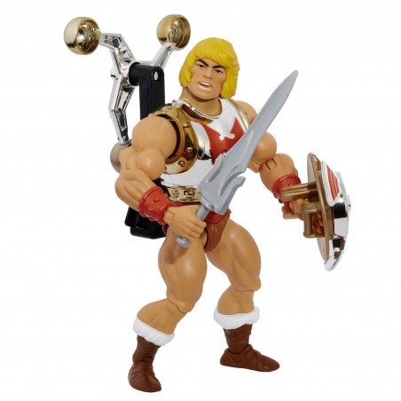 Figura mattel masters of the universe origins he - man puño volador