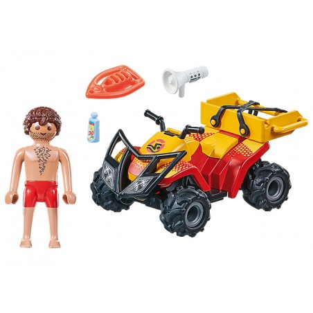 Playmobil city action quad de rescate