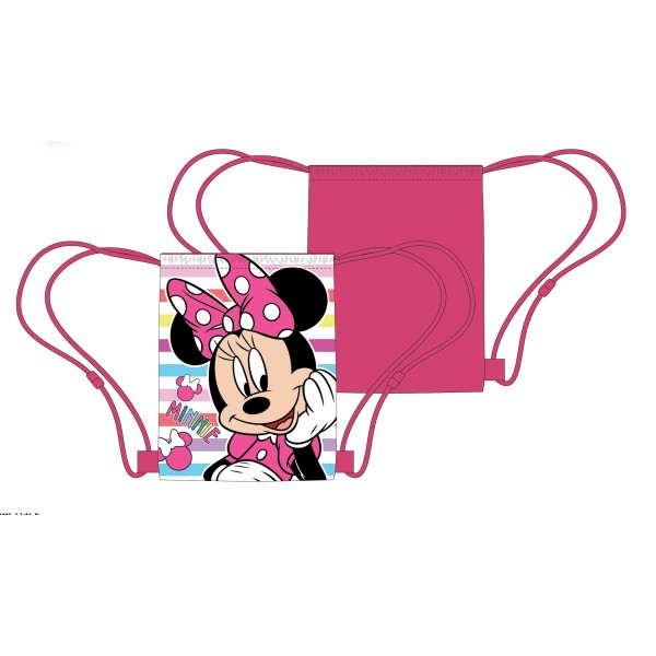 Saco Mochila Minnie Disney 40x35cm.