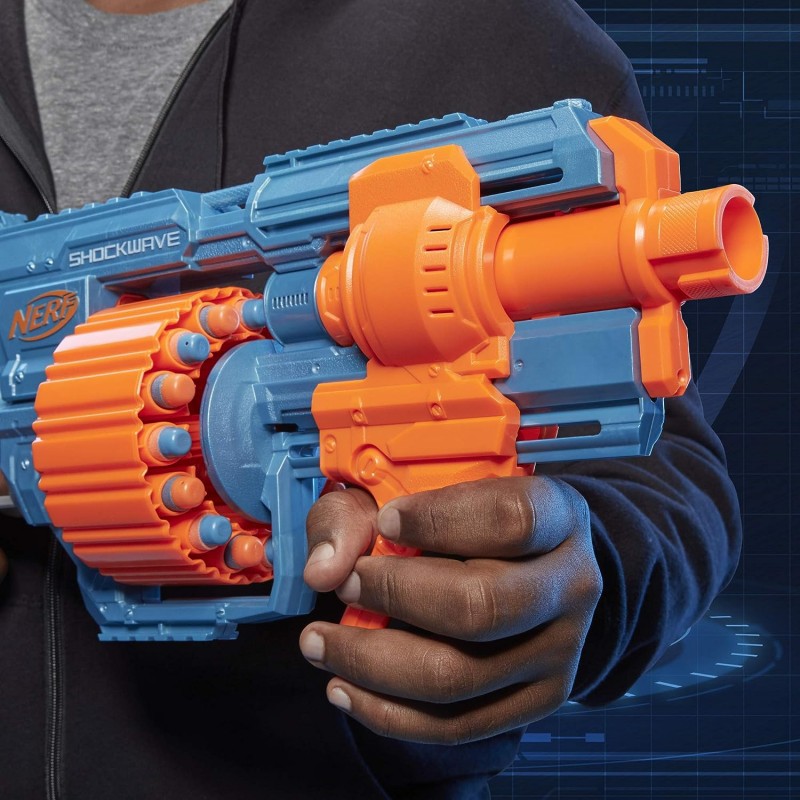 Lanzador hasbro nerf elite 2.0 shockwave rd - 15