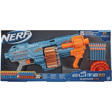 Lanzador hasbro nerf elite 2.0 shockwave rd - 15