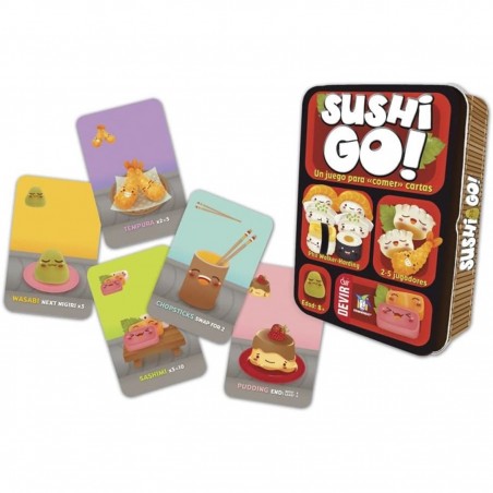 Juego de mesa devir sushi go pegi 10