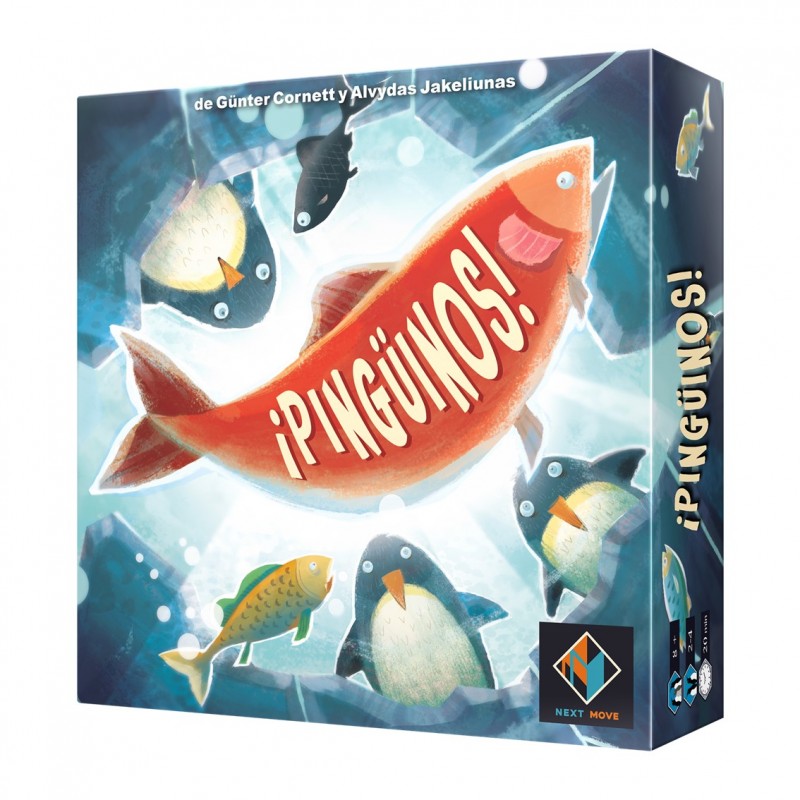 Juego de mesa ¡pingüinos! edad recomendada 8 años