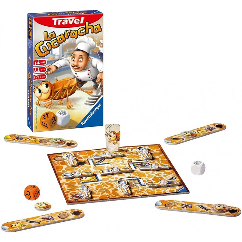 Juego de mesa ravensburger la cucaracha formato viaje