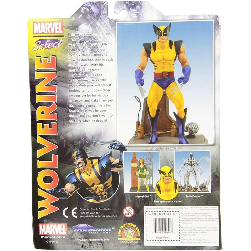 Figura diamond select toys marvel gallery x - men lobezno