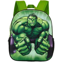 Mochila 3D Avengers Hulk 31x27x11cm.