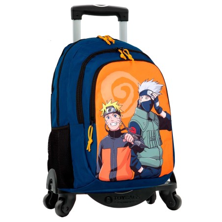 Mochila Naruto + Carro Toybags 42x31x19cm.