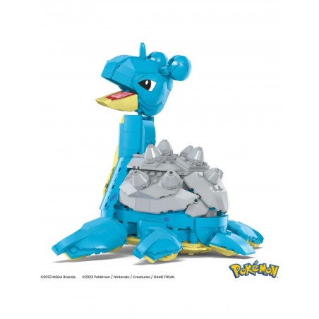 Figura mattel mega construx pokemon lapras 527 piezas