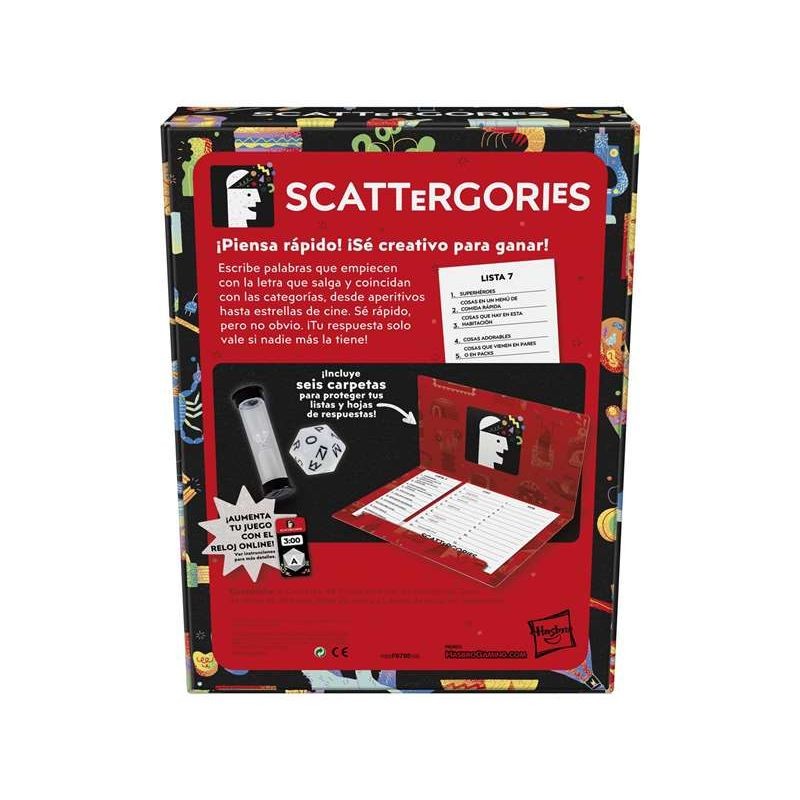 Juego hasbro scattegories español