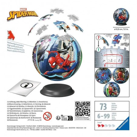 Puzzle 3d ravensburger puzzle ball spiderman