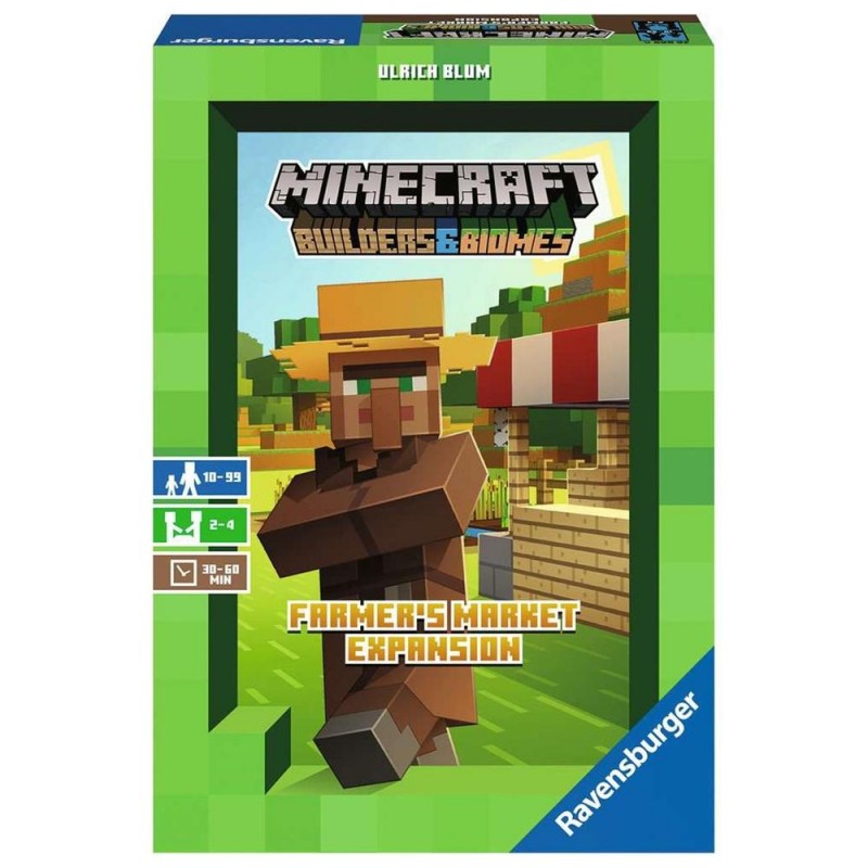 Juego de mesa ravensburger minecraft farmer's market esp.