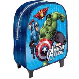 Mochila Carro Avengers Marvel 24x28x10cm.