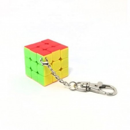 Cubo de rubik qiyi llavero 3x3 plano 3 cm