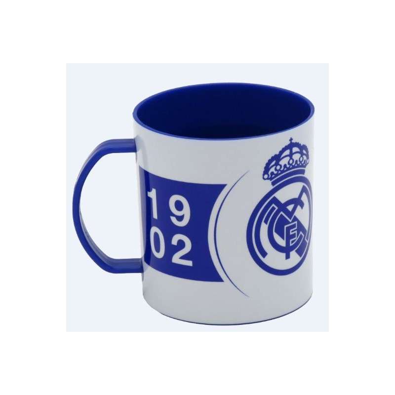 Taza Plástico Microondas Real Madrid 400ml