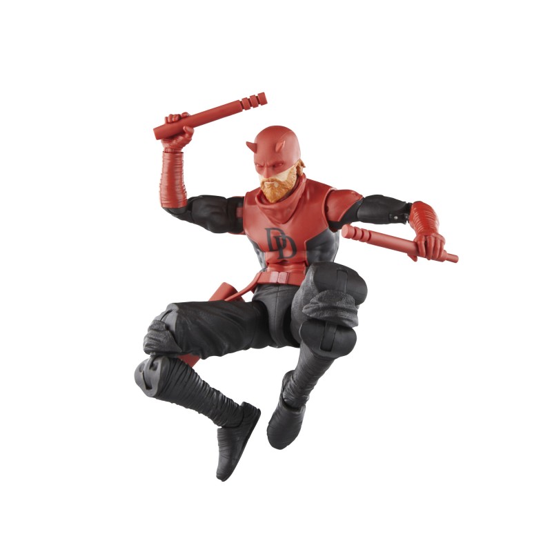 Figura hasbro marvel knights legends series build a figure mindless one daredevil