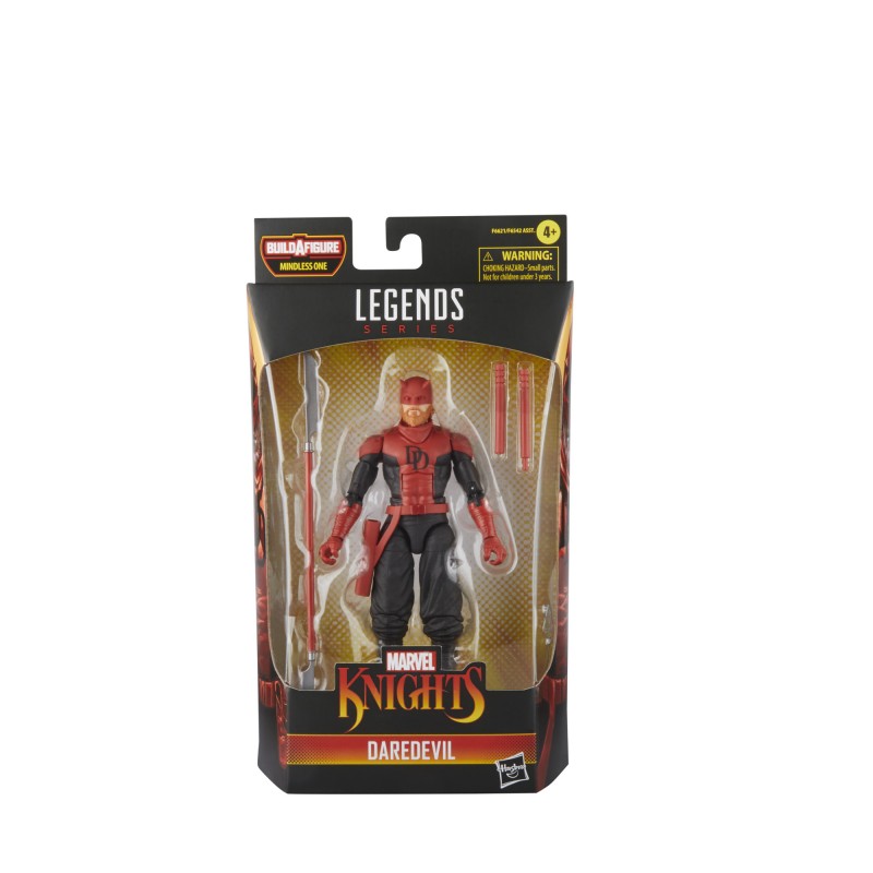 Figura hasbro marvel knights legends series build a figure mindless one daredevil