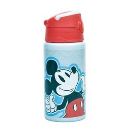 Botella Aluminio Flip Mickey Disney 500 ml