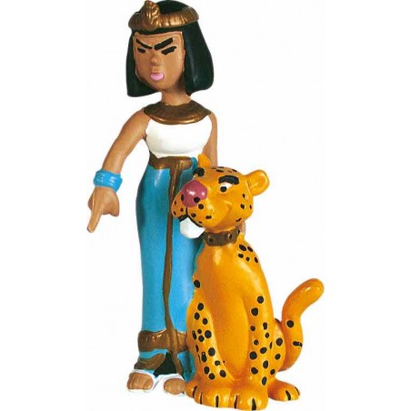 Figura plastoy asterix & obelix reina cleopatra egipto pvc