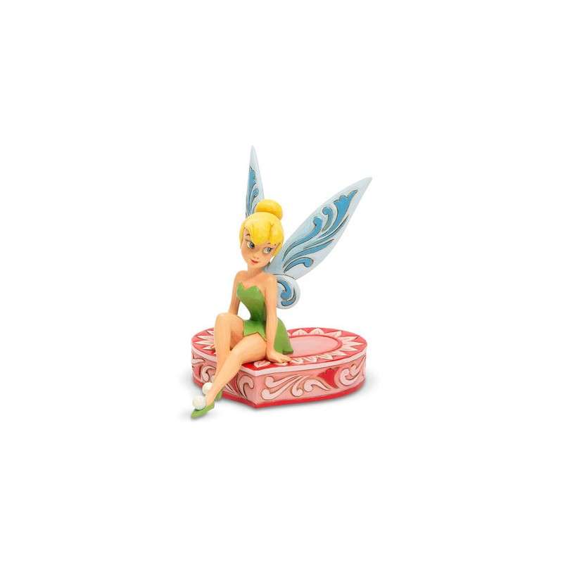 Figura enesco disney peter pan campanilla sentada