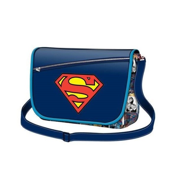 Bandolera Superman Solapa Grande 36x32cm.