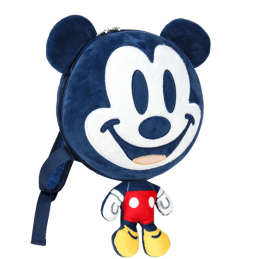 Mochila Peluche 3D Mickey Disney 30x23x13cm.