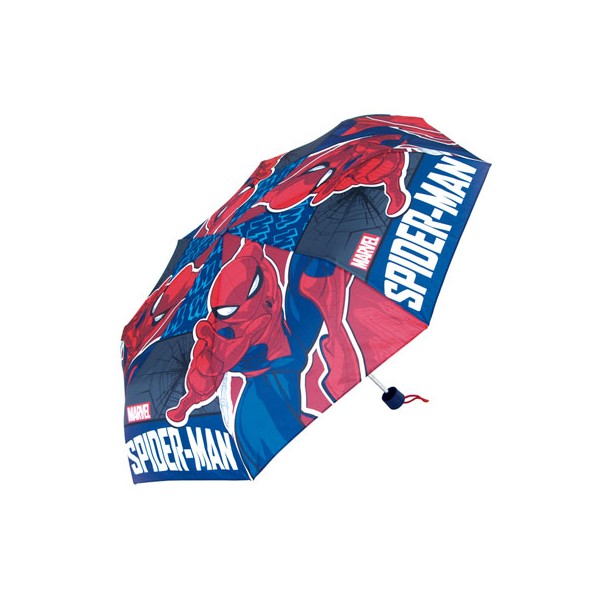 Paraguas Plegable Spiderman Mavel Manual 52cm.