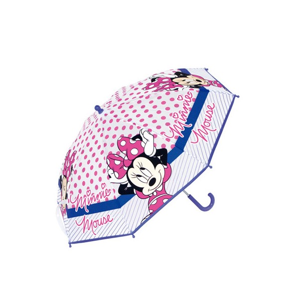 Paraguas Eva Transparente Minnie Disney Manual 46cm.