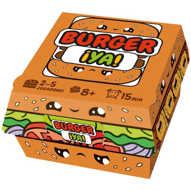 Juego de mesa burger ¡ya! pegi 8