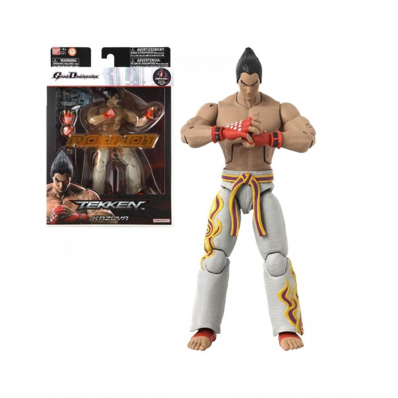 Figura bandai game dimensions tekken kazuya mishima