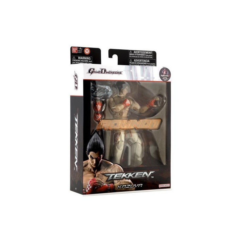 Figura bandai game dimensions tekken kazuya mishima