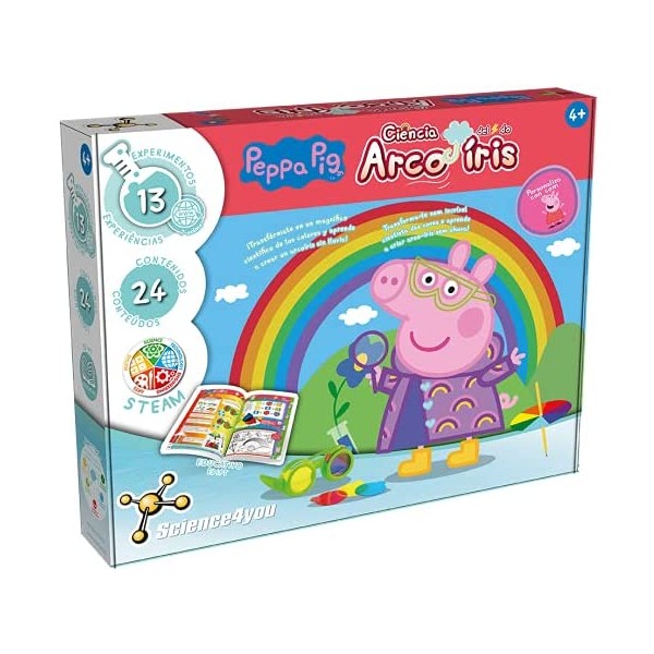 Arco Iris, Juego para 4+ años, Serie Peppa Pig