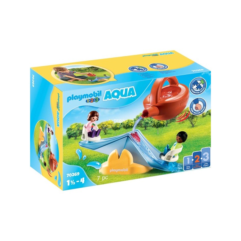 Playmobil aqua 1.2.3 balancin acuatico con regadera