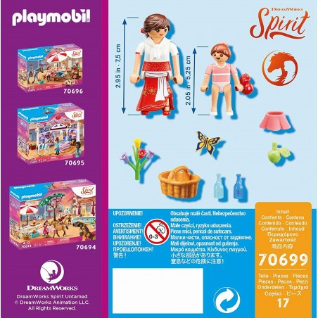 Playmobil spirit indomable joven fortu y milagros