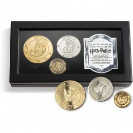 Replica the noble collection harry potter monedas de gringotts expositor