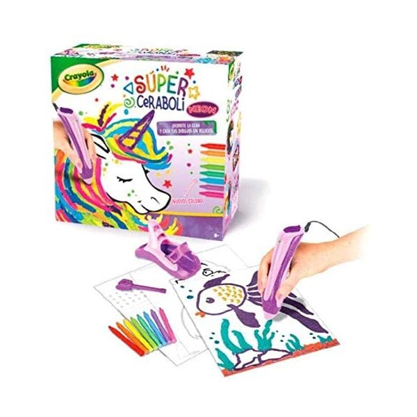 SÚPER CERABOLI CRAYOLA UNICORNIO NEÓN CRAYOLA