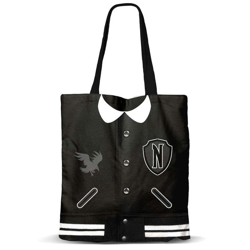 Bolsa Shopping Varsity Miercoles Wednesday 40x33x1cm.