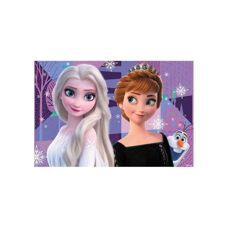 Puzzle lenticular prime 3d disney frozen elsa anna y olaf 200 piezas