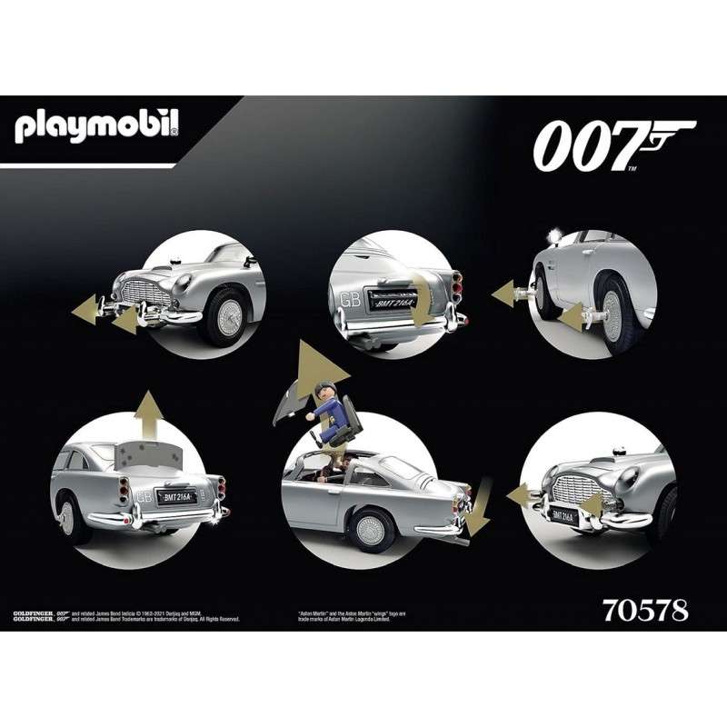 Playmobil james bond aston martin db5 - edicion goldfinger