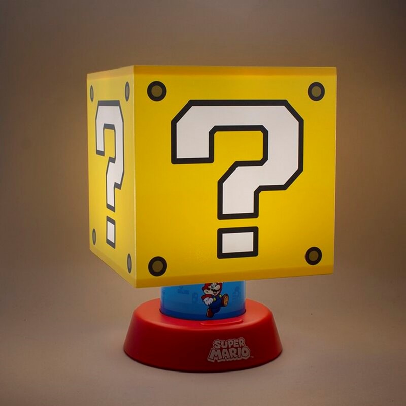 Lampara paladone super mario icon caja sorpresa