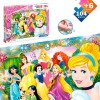 PUZZLE 104 PCS CON PEGATINA PRINCESAS