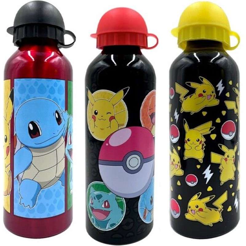 Botella Cantimplora Aluminio 500Ml Pokemon